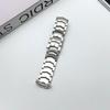 22mm Doppeldruck-Sicherheitsverschluss Edelstahl-Uhrenarmband für Casio EF-524