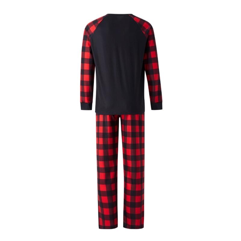 Christmas Family Matching Outfits Mom Dad Kids 2 Pieces Pajamas Set Sleepwear