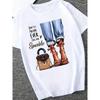 European Size Women'S Casual Crew Neck T-Shirt, Short Sleeve, Regular Length, Loose Fit, with "Don't Let Anyone Ever Dull Your Sparkle" Graphic Print