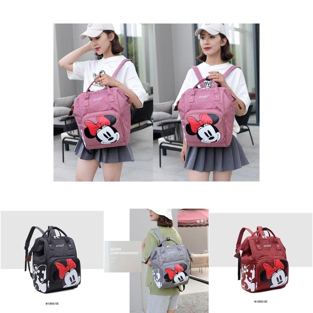 Large Capacity Minnie Mommy Bag Stylish Convenient Maternity Backpack