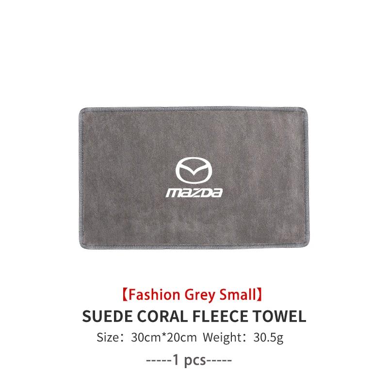 2025 Asciugamano Caldo per Pulizia Auto Assorbente Spesso Morbido Panno per Lavaggio per Mazda 6 3 CX5 5 2 323 CX7 Demio Atenza Axela MX30