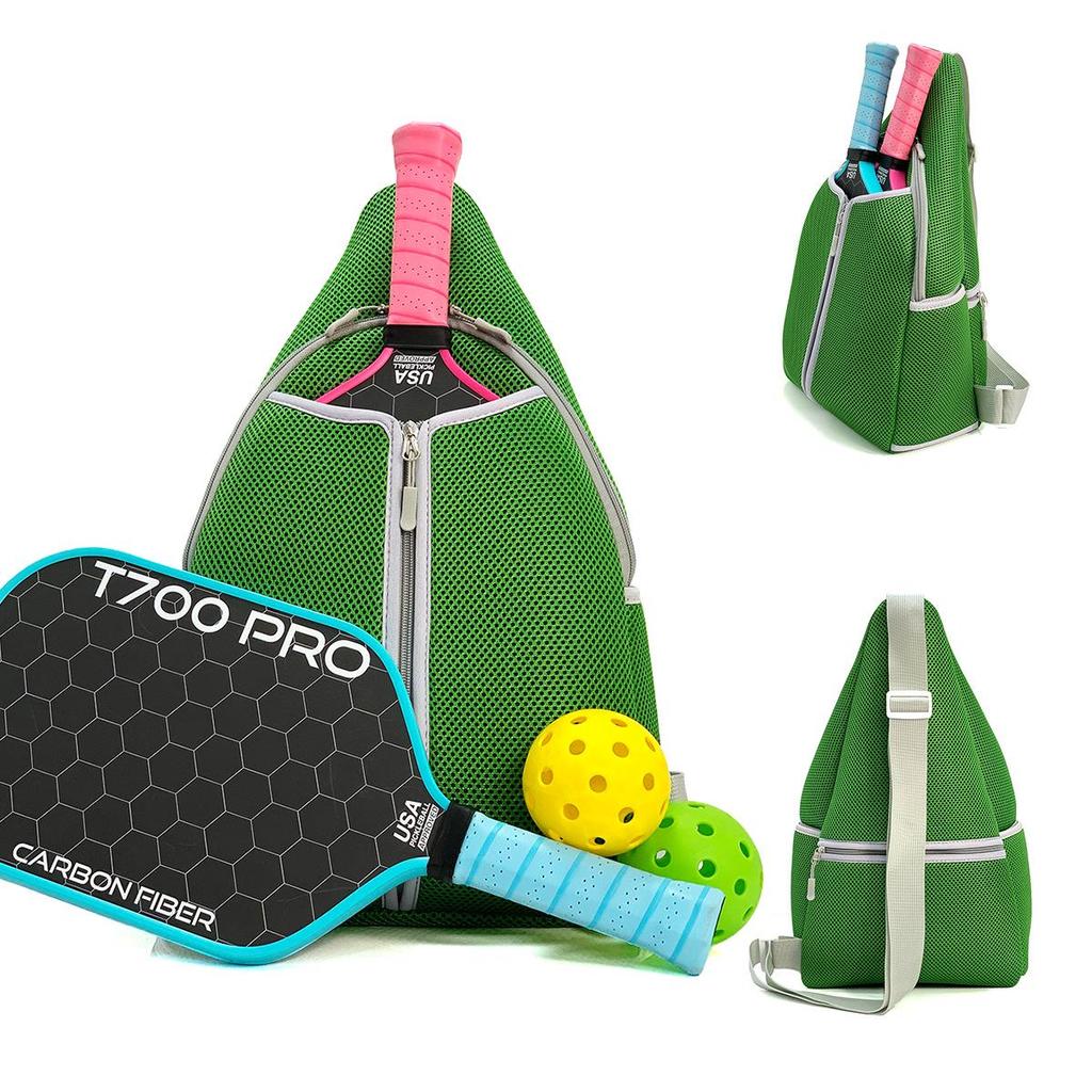 2025 Portable Sports Bag for Badminton, Tennis & Pickleball - Fits 2 Rackets, Handheld, Large-Capacity, Down Cotton