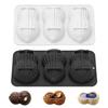 New One-Piece Peanut Shape Bread Cake Silicone Mold Temperature-Resistant Healthy High Quality Cake Mold Kitchen Baking Tools