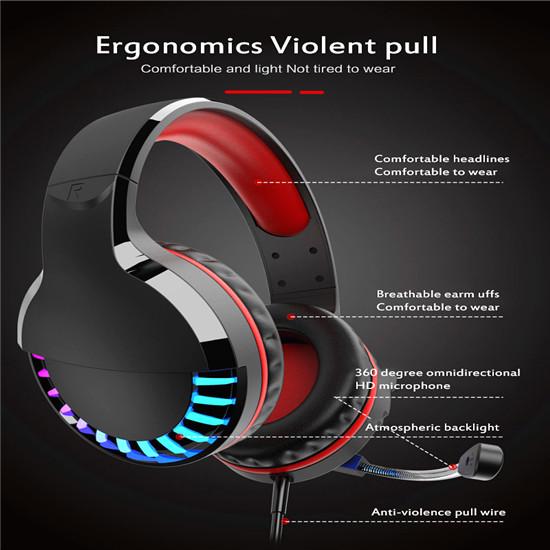 Cuffie da gioco M18 Auricolari stereo luminosi colorati con microfono per  laptop Pc Tablet Gamer acquista in modo economico — spedizione gratuita,  recensioni reali con foto — Joom