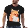 Aquarell Fuchs T-Shirt t shirts für Mann Grafik Vintage t shirts für Mann Packung weiße t shirts fo
