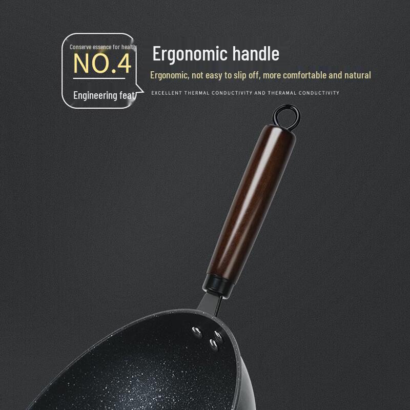 Royalstar 32cm Maifan Stone Non-Stick Wok