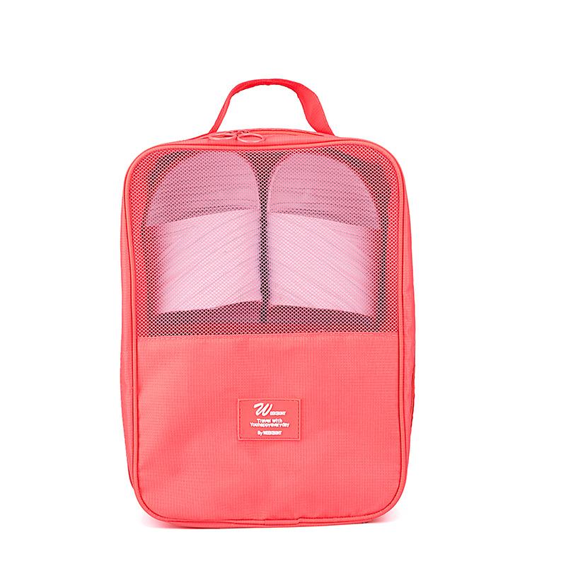 Дорожная водонепроницаемая сумка для хранения пыли влажная и сухая коробка для хранения обуви красный 1114₽