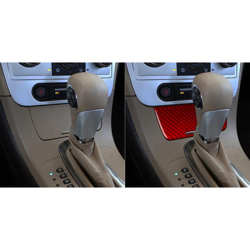 For Chevrolet Malibu 2010-2012 Carbon Fiber Central Gear Shift Storage Box Panel Trim Cover Car Accessories Decoration Sticker