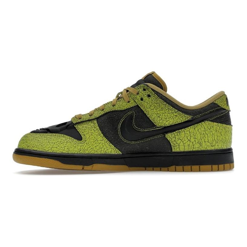 Nike Dunk Low Halloween Skull Unisex Sneakers Green Bright-Cactus Black HV6103-300