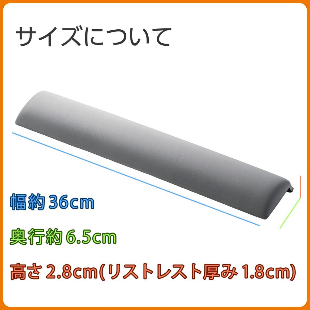 ELECOM Mouse Pad Wrist Rest Corner Guard Gray MOH-CTLM01GY