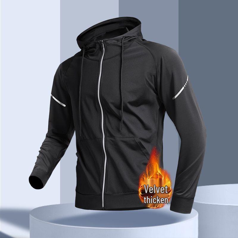 Trendige Langarm-Sportjacke 2025: Laufen, Fitness, Windjacke für Frühling/Herbst, Radfahren, Training, Bergsteigen Oberbekleidung.