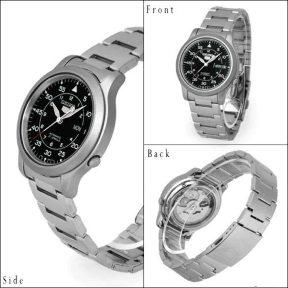 Seiko Import Overseas Model Black Metal Strap Men's Watch, SNK809K1, [Imported]