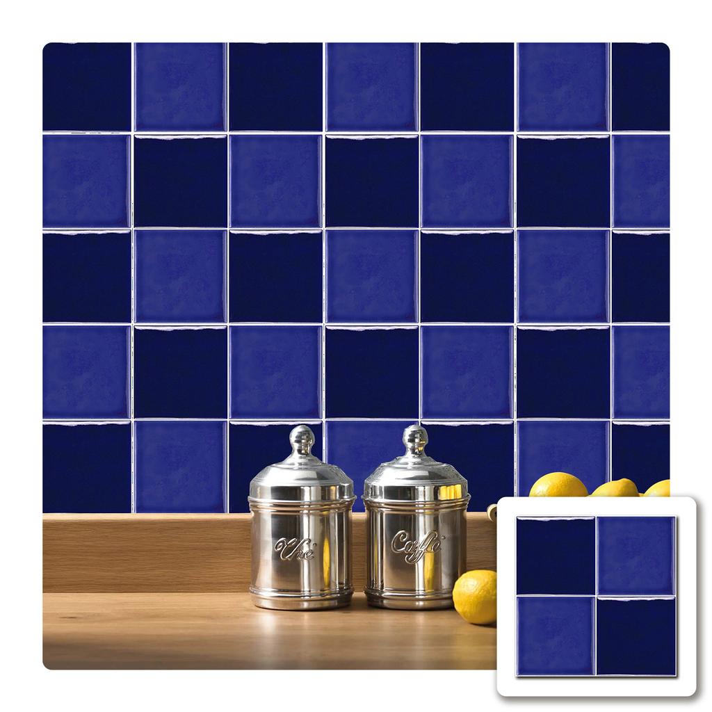 10 Pieces Of European Solid Color Square Brick Wallpaper Self-Adhesive Kitchen Waterproof And Oil-Proof Thickened Tile Sticker Wall Sticker