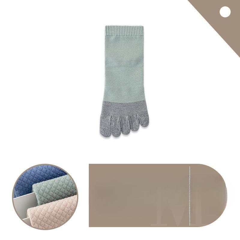 Five-finger Socks, Men's Short Socks, Boneless, Deodorizing, Sweat-absorbing, Split-toe Socks, Sports Toe and Thumb Boat Socks