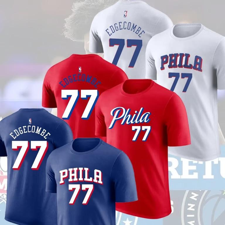HOT VJ Edgecombe #77 Philly 2025 Player Name & Number Fan Gift Unisex T-Shirt XXL