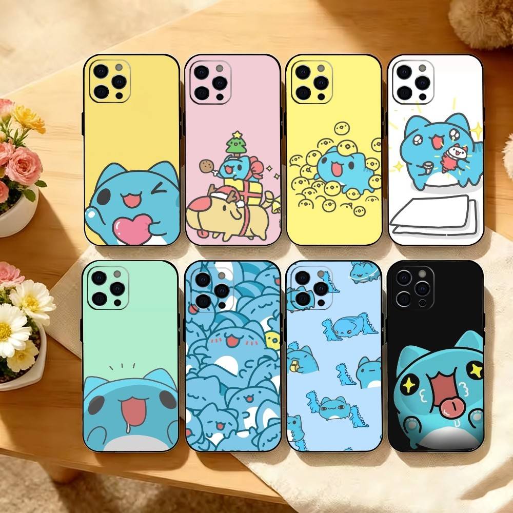 C-Capoo Kawaii B-Bugcat Phone Case Silicone Soft For IPhone 17 16 15 14 13 12 11 X XR Plus Pro Max Plus