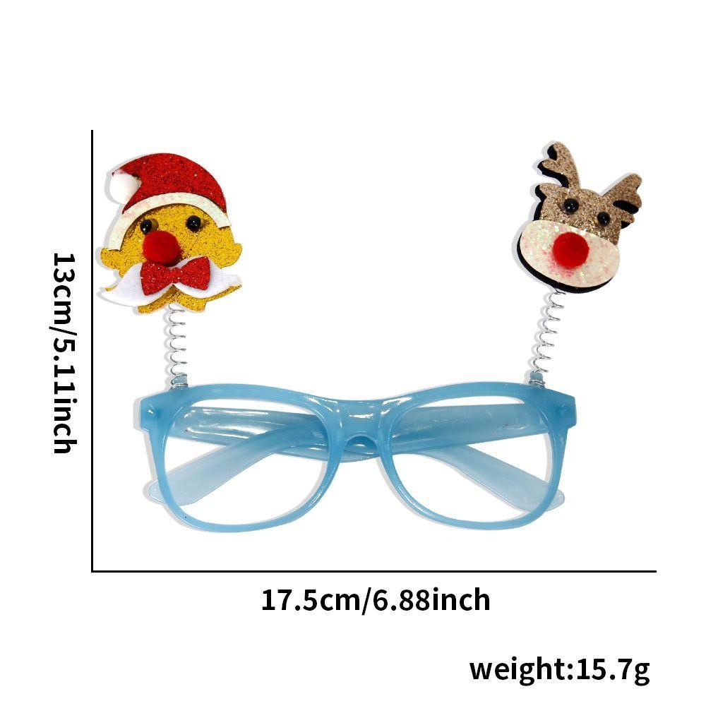 Flashing Christmas Fluorescent  Glasses Colorful Glowing Glasses  Cosplay