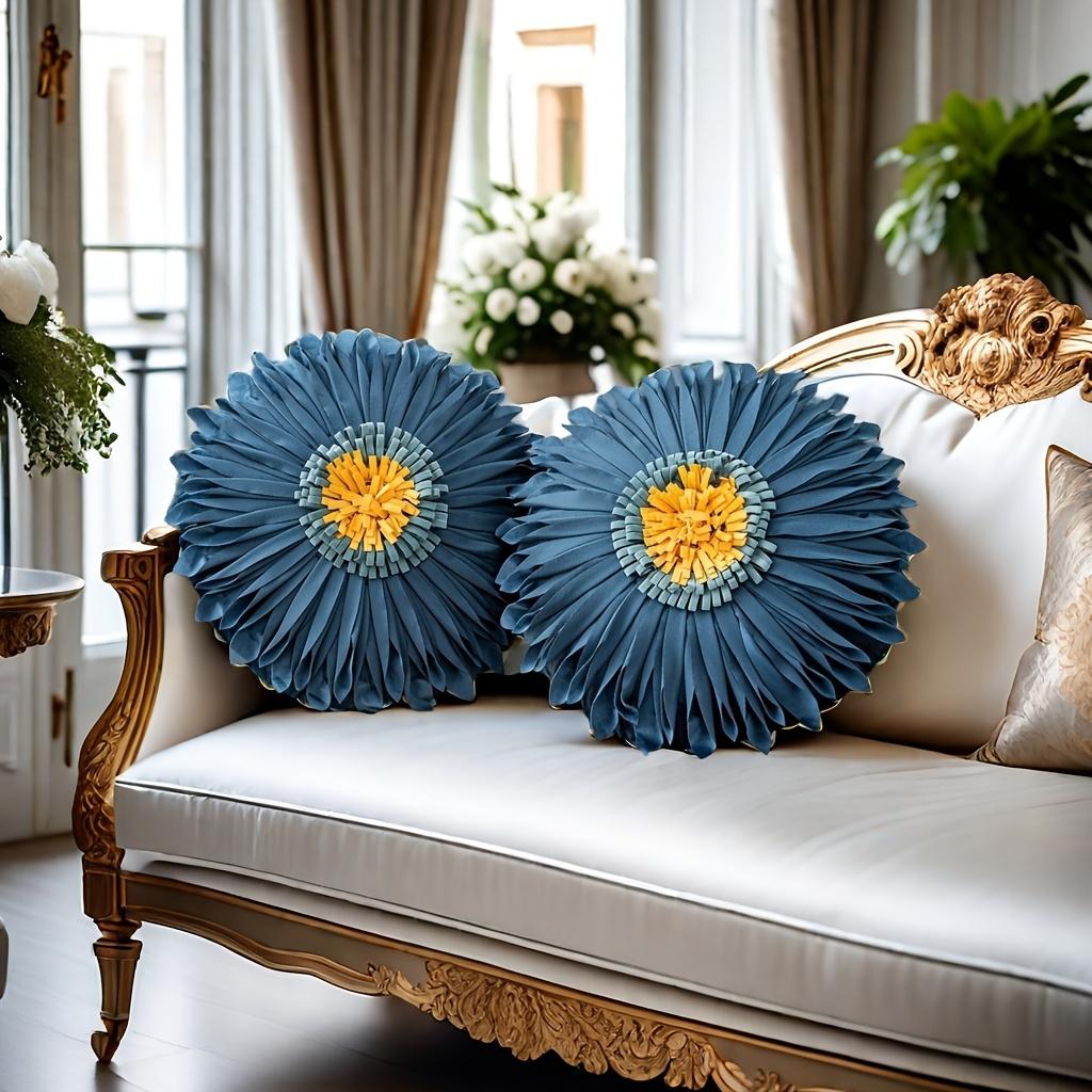 

1 шт. Современная наволочка с цветочным принтом, Художественная наволочка ручной работы, Машинная стирка, Декоративная полиэстеровая наволочка с застежкой-молнией 1pc