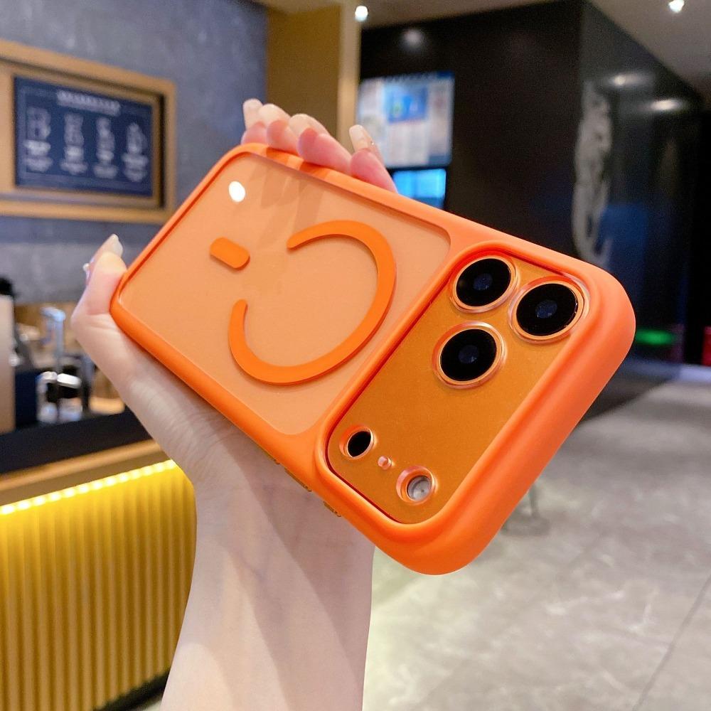 Luxury Transparent Magnetic Phone Case For iPhone 17 Pro Max 17Pro 17 Air For Magsafe Wireless Charging Camera Protection Cover