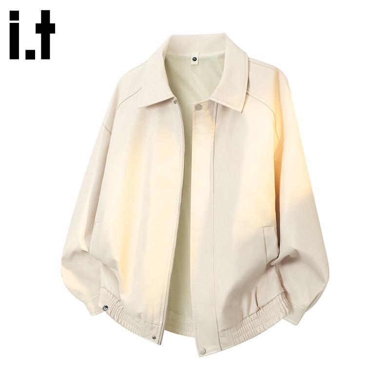 CHOCOOLATEit Men's Loose Fit Autumn Biker Jacket