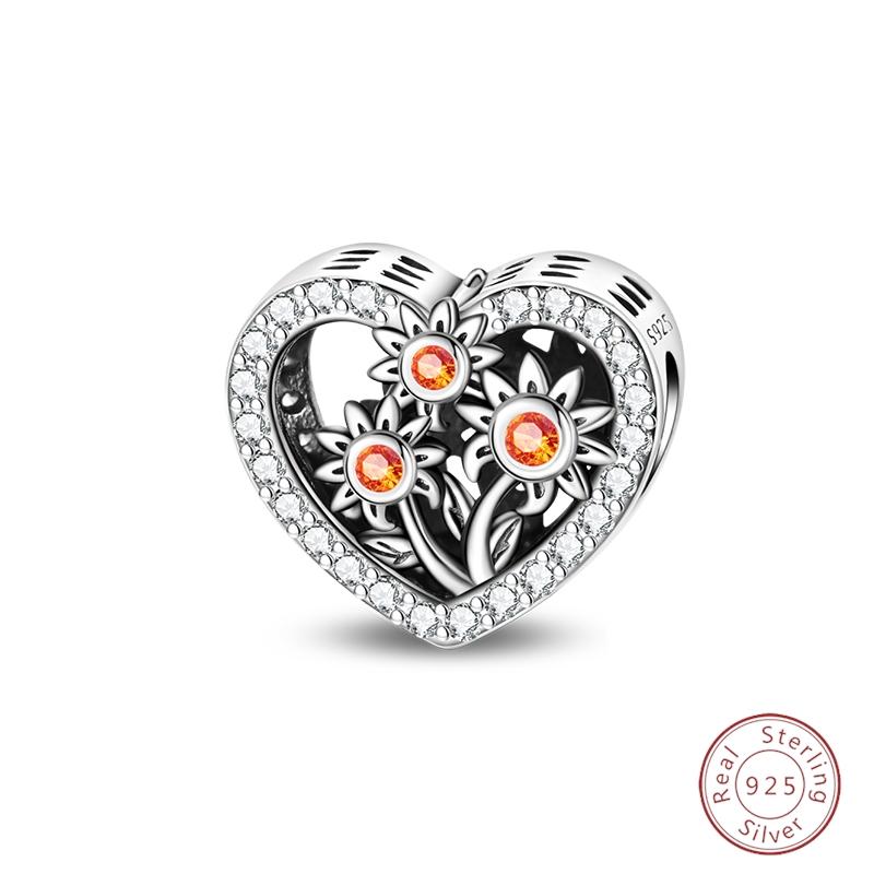 Sweety Copper Cake Poodle Crown Flowers Lover Luminous Charms Beads Fit 3Mm Bracelets Diy Fine Jewelry Making