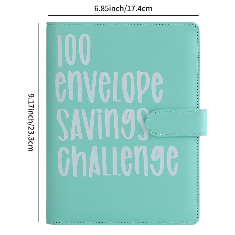 A5 Couple's 100-Day Savings Notebook with Insertable Binder