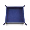 Game Hexagon Dice Rolling Folding Storage Tray Holder Creative Pu Leather Velvet Folding Tray Dice Mat Office Desktop Storage