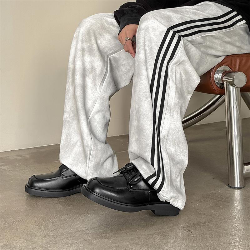 Herrskor i läder med fyrkantig tå Trendig minimalistisk designstil Utomhus fritid fest Vardagliga affärsbyrå formella skor