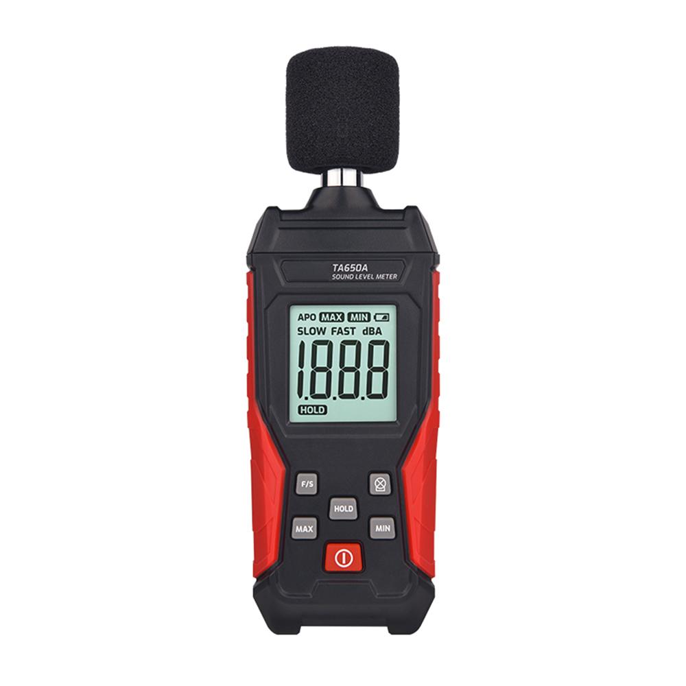 TA650A Handheld Digital Sound Level Meter Noise Meter 30~130dB Decibel Detector Audio Noise Tester Measuring Instrument