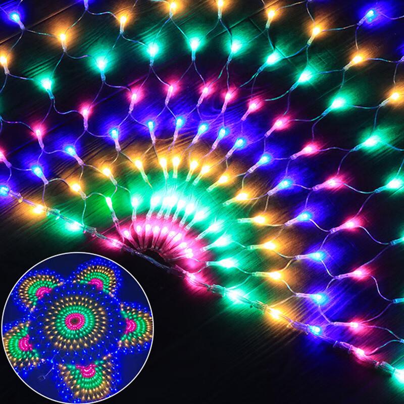Starlight Peacock Outdoor Waterproof LED Net String Lights
