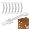 8Pcs Home Baby Safety Locks Multifunctional Drawer Lock Baby Proof Cabinet Locks Child Safety Door Locks Baby Protection