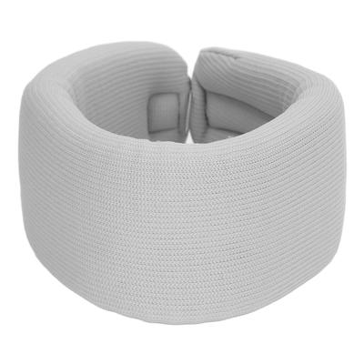 Neck Brace Grey Nylon High Elastic Sponge Chin Curvature Design Neck Support Pad for Home M