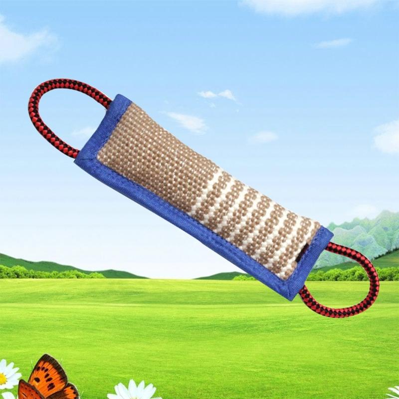 Heavy Type Jutes Chewing Stick For Large Breeds Dogs Tear Resistant Dog Toy Cleaning Texture Outdoor Training Essential