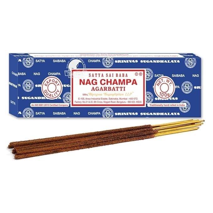 @ Satya Sai Baba Nag Champa Incense Sticks 100g UKZQ224 50%off