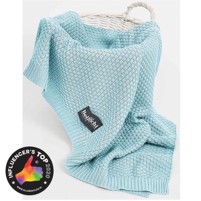 Bamboo Blanket Freshwind, 100x80 Cm, Mint, Light Blue