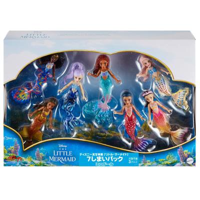 Movie Little 7 Pack Mini Doll Can Be Moved Years Old and HLX17 Disney/Live-Action "The Mermaid" [Doll/Doll] [Fine Glitteringly] [Dress-up Doll] [3 Up]