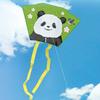 Handheld Animal Kite Portable Foldable Kite Breeze to Fly Cartoon Panda Kite  Children Sports