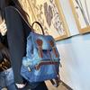 Cool Walker XDLM Women's Vintage Denim & Leather Backpack