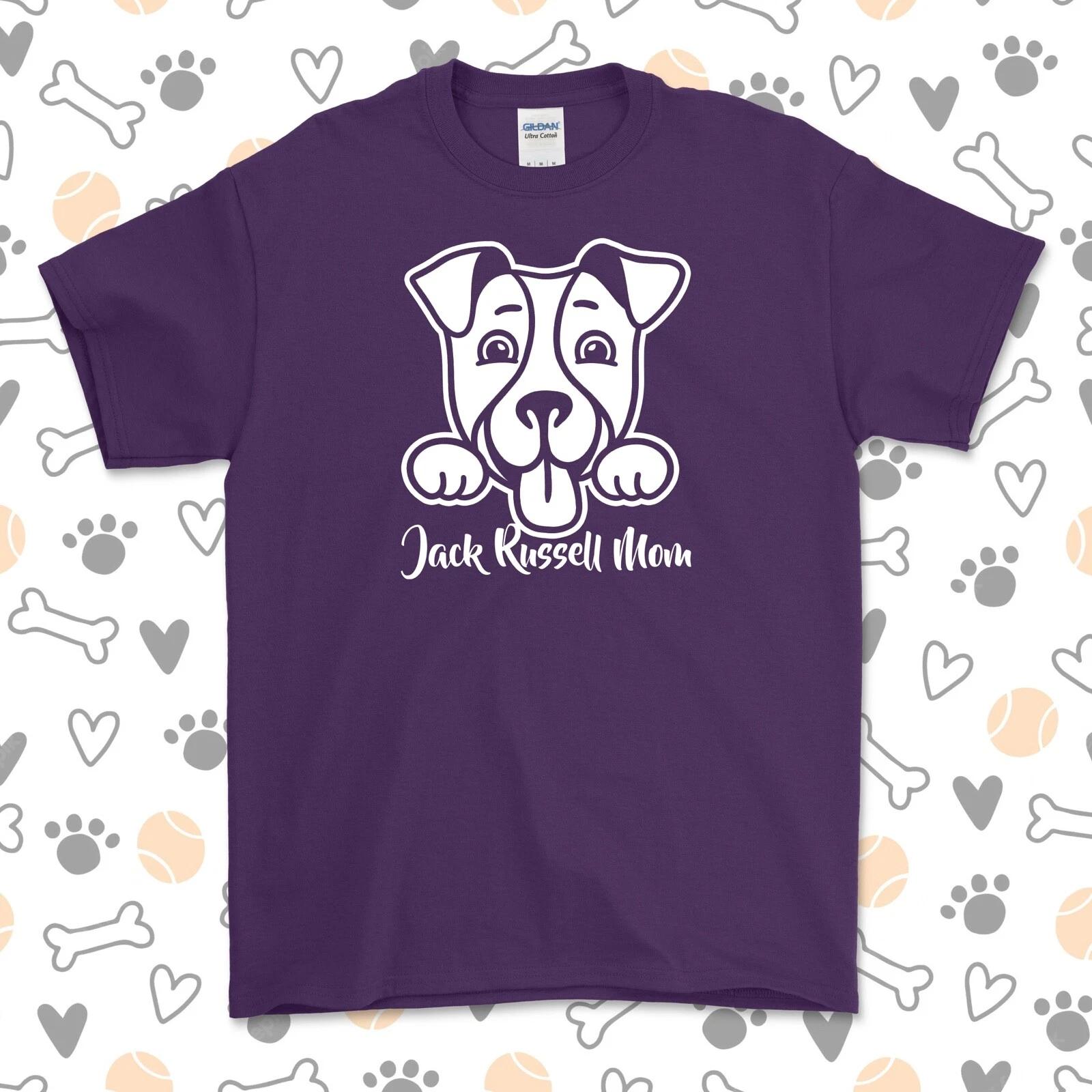 Jack Russell Mom T-Shirt | Jack Russell Terrier | Pick Your Color! | Dog Mom | S