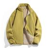 Giacca in pile stile coppia per donna Giacca corallo in pelliccia di agnello ispessita