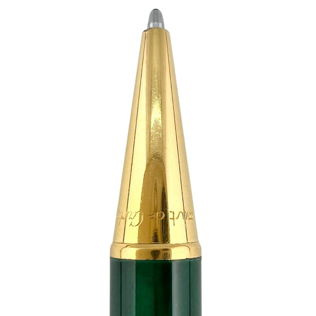 Very Good Cartier Ballpoint pen Trinity 89s Malachite mens Used