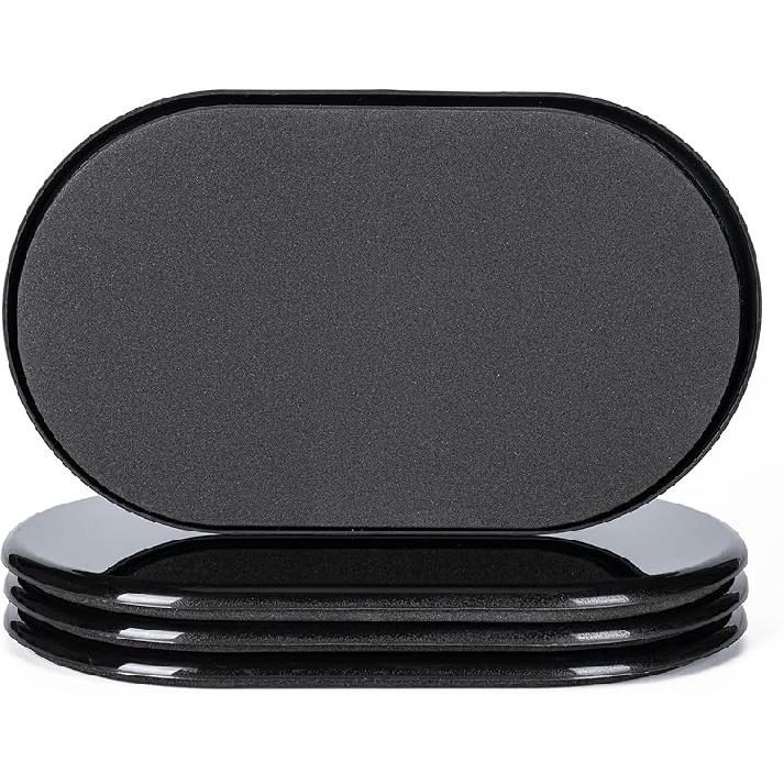Furniture Sliders, 8 Pcs 3 1/2'' Furniture Sliders Pads for Hardwood Floors, Chair Legs Floors Protectors, Reusable Round Glides Glider, Heavy Duty