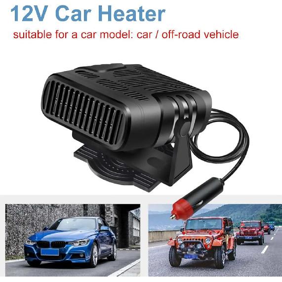 Winter Car Heater 12V 24V 4in1 Powerful Defroster Defogger for Windshield 360 Rotation Vehicle Interior Heater Auto Accessories