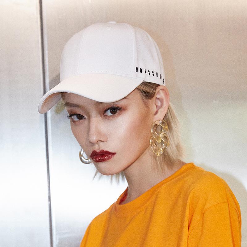Hat Women Spring Summer Korean Version of All the Street Cap White Fashion Casual Baseball Cap Hipster Instagram Visor