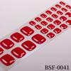 Popular Style New 3D Waterproof Nail Sticker Plastic UV Free Nail Wraps Toe Wraps