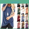 Stylish Women's Tunic Tops Short Sleeve Summer Loose Blouse Plus Size Shirt T-shirt