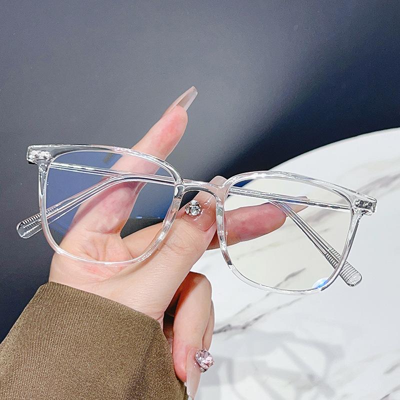 Ochelari de Miopie Anti-Lumină Albastră Bărbați Ochelari Retro Poligonali cu Ramă Metalică Ochelari cu Ramă Business Ochelari Plați