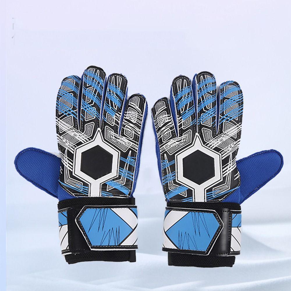 Finger Protection Latex Soccer Gloves Non-Slip Football Goalkeeper Gloves  Soccer Training