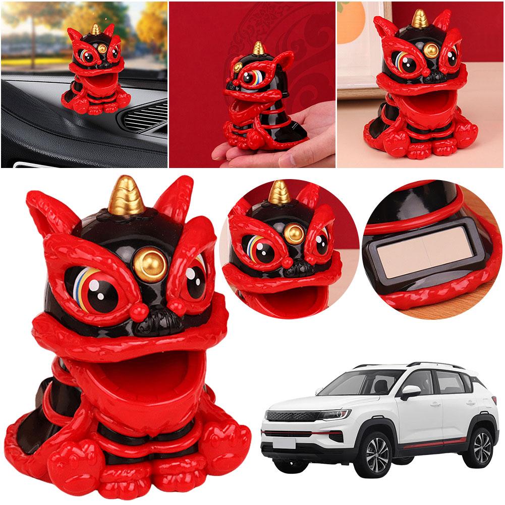 Exquisite Lucky Lion Dancing Art Toy New Year Home Decoration Lion Dance Statue Lion Tabletop Decoration for Gift