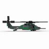 Moc Building Blocks Military Combat Aircraft Assembly Black Hawk Apache Helicopter Boys' Toy Small Particles Educational Gift